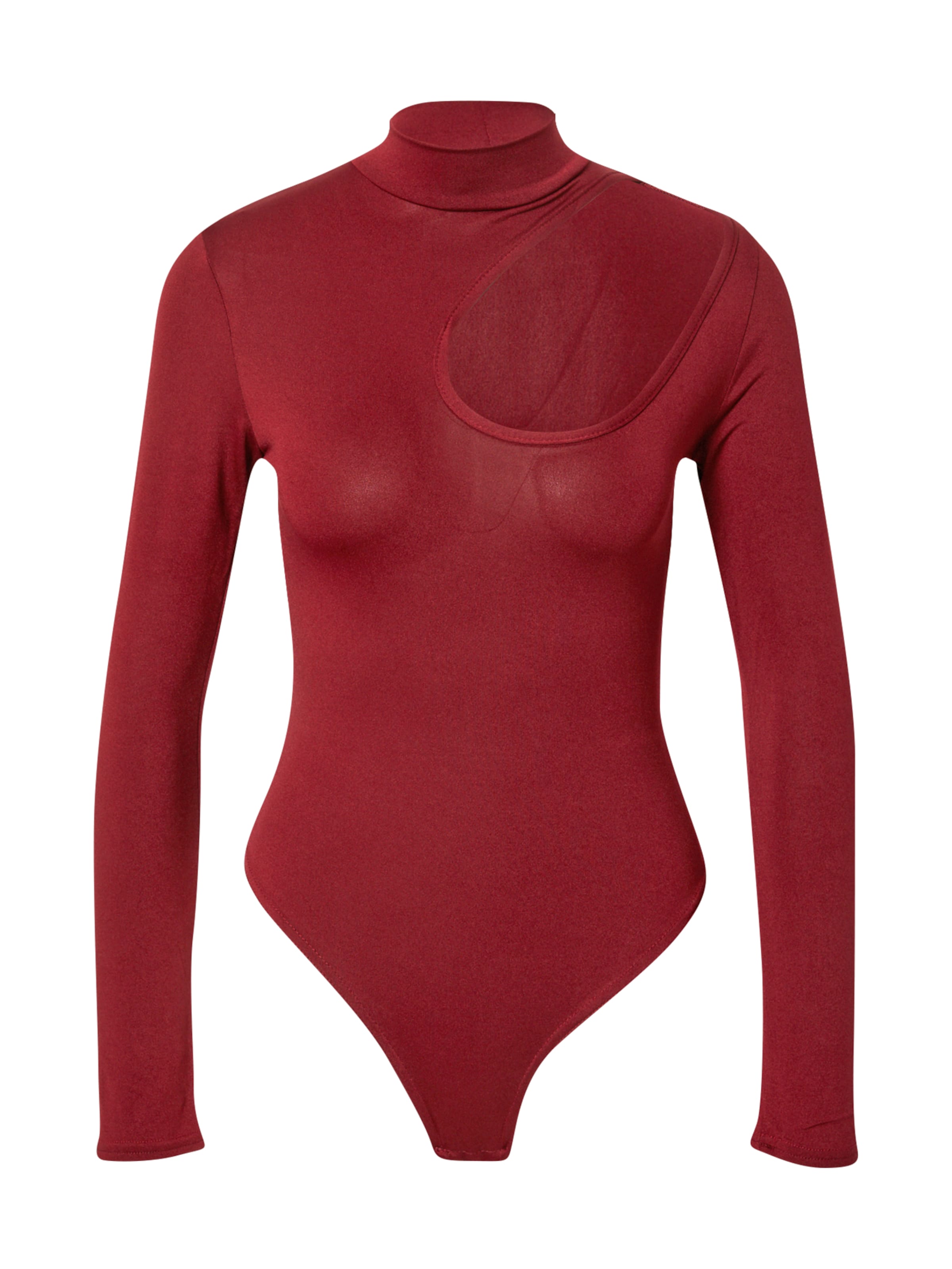 Femme Luxe Shirt bodysuit 'MADGE' in Red: front