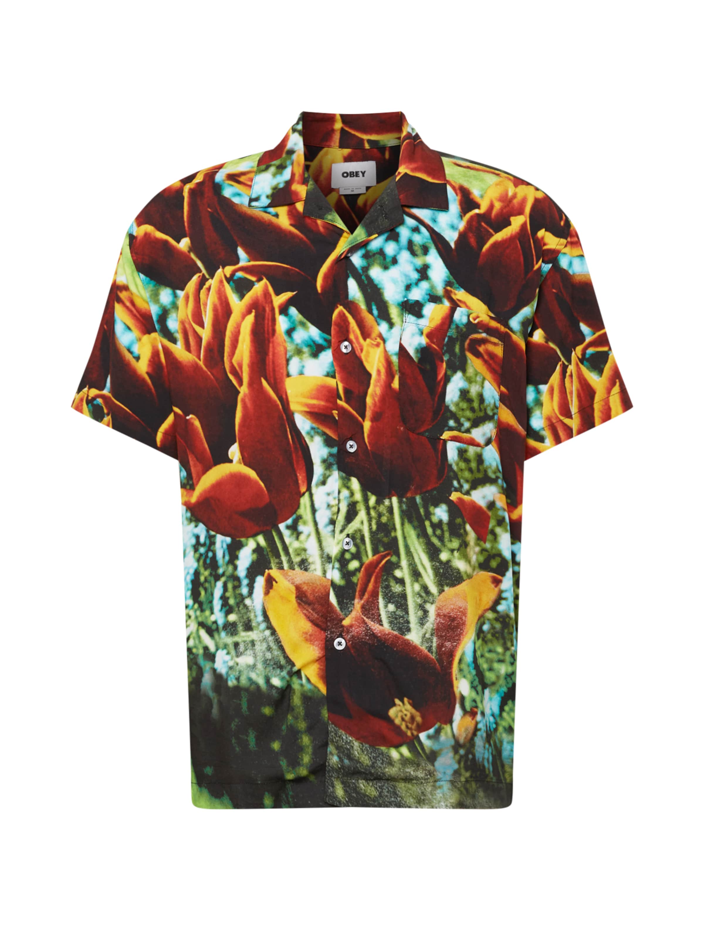 Obey Regular Fit Hemd in Mischfarben: Vorderseite