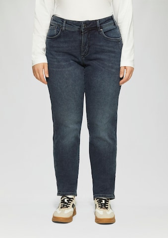 Coupe slim Jean 'Betsy' s.Oliver en bleu : devant