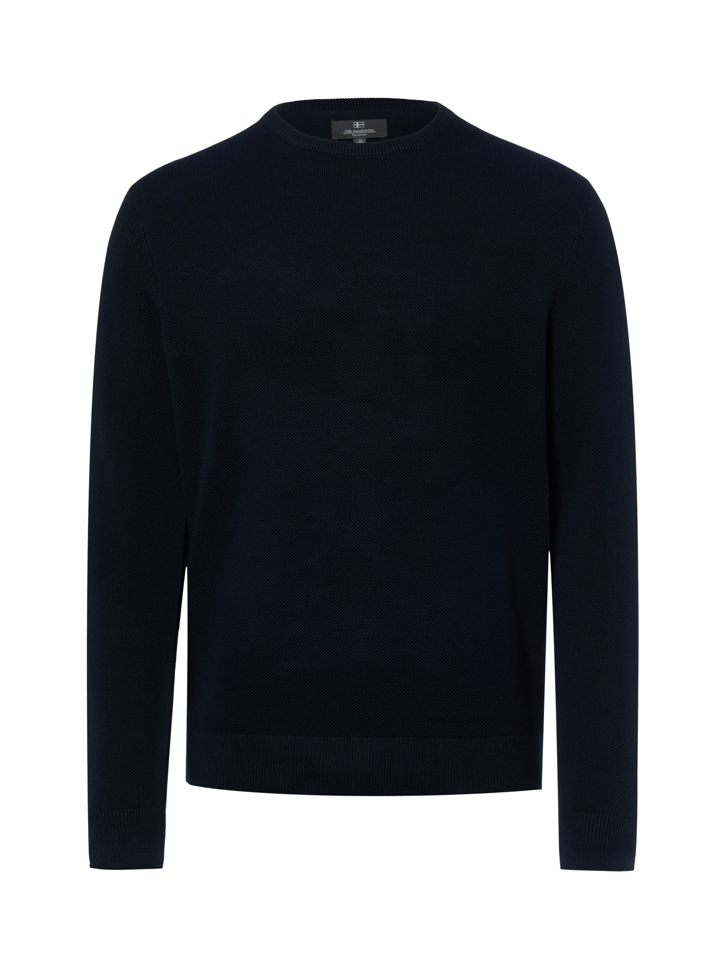 Pull-over Nils Sundström en bleu : devant