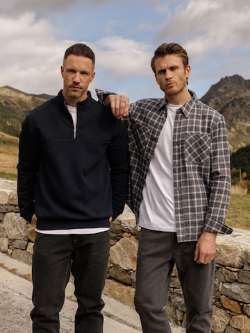 DAN FOX APPAREL Regular fit Skjorta 'Daniel' i grå