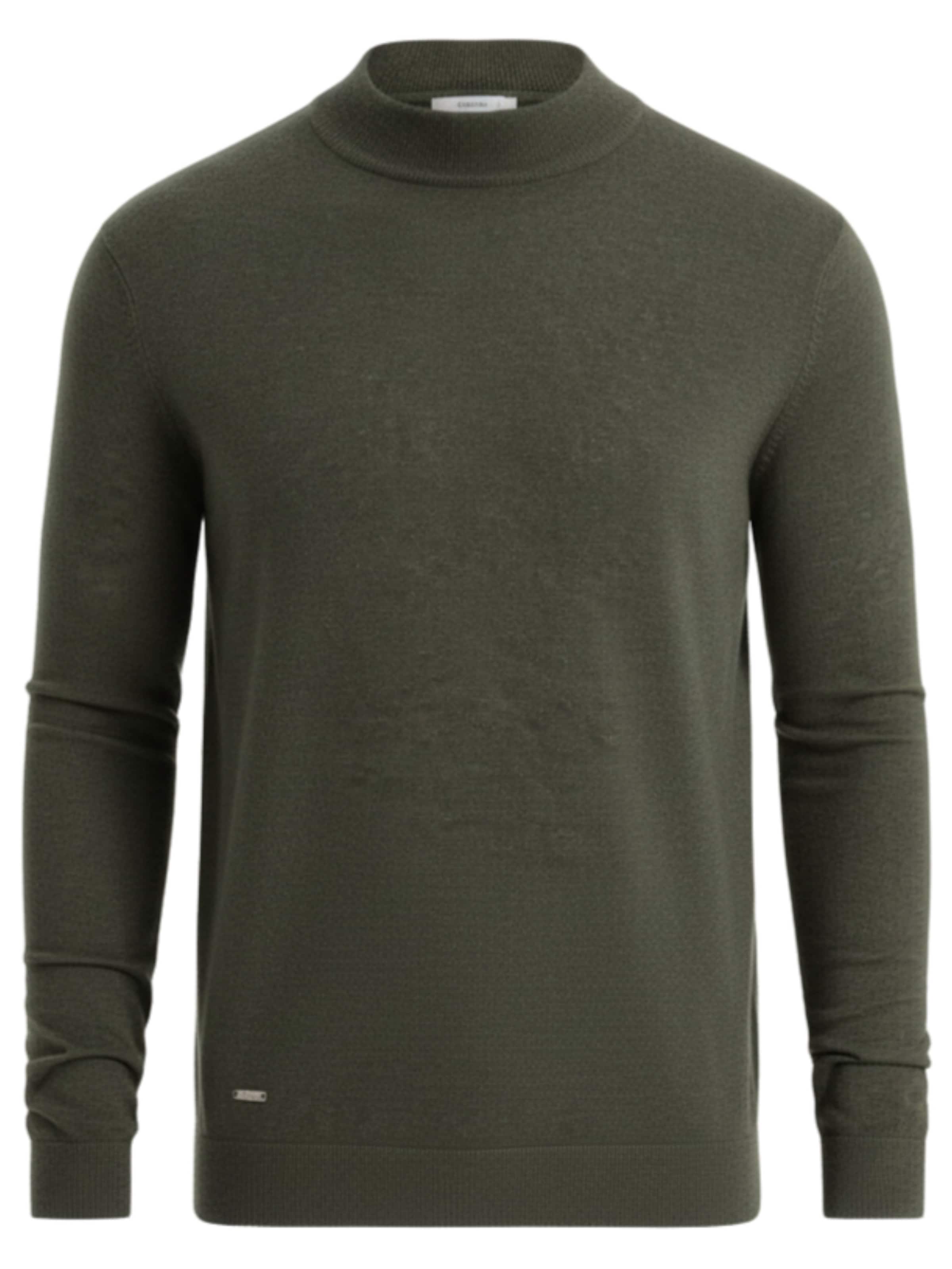 Ombre Trui 'OM-SWTN-0125' in Groen: voorkant