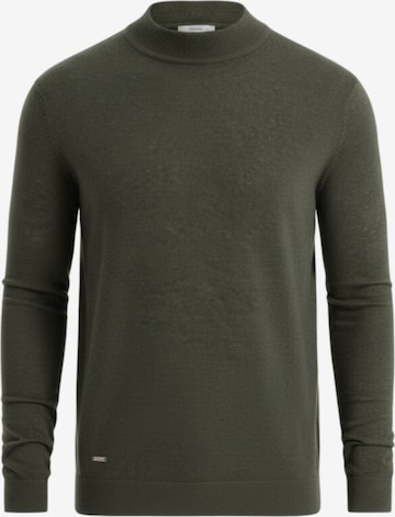 Ombre Trui 'OM-SWTN-0125' in Groen: voorkant