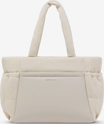 Kapten & Son Shopper 'Hellvi Cloud Medium' in White: front