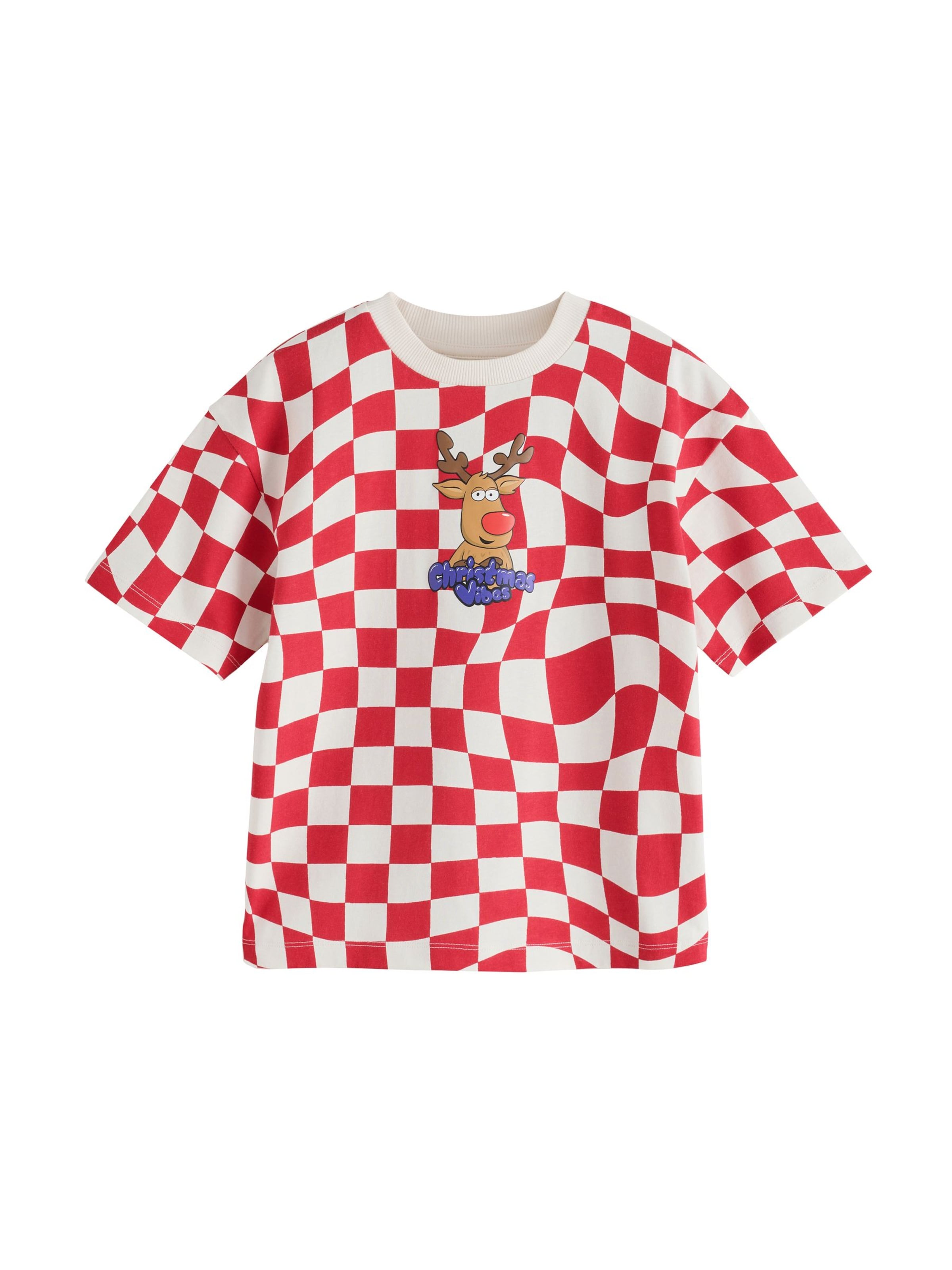 Next T-Shirt in Rot: Vorderseite