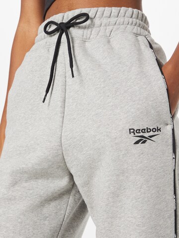 Reebok Tapered Workout Pants in Grey