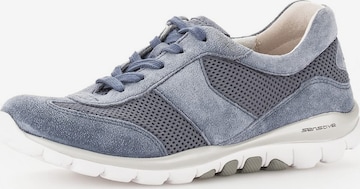 GABOR Lace-Up Shoes in Blue: front