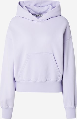 WEEKDAY Majica 'Esen' | vijolična barva: sprednja stran