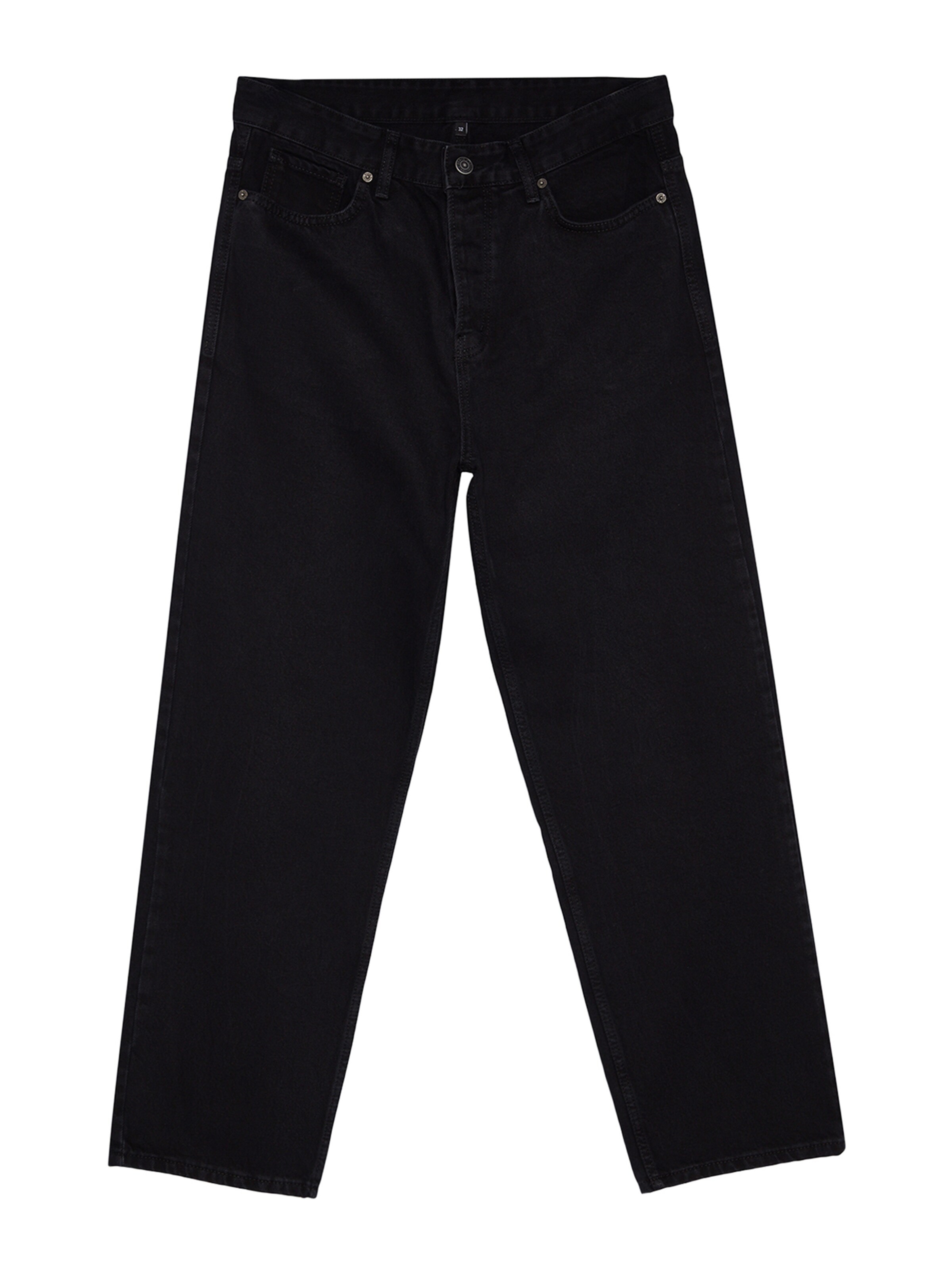 Trendyol Regular Jeans in Schwarz: Vorderseite