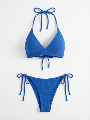 Cupshe Bustier Bikini 'CAA12C5M114TT'‌‌‌‌ in Blau: Vorderseite