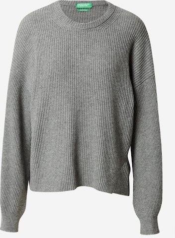 UNITED COLORS OF BENETTON Sweater in Grey: front