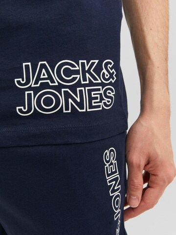 JACK & JONES Short Pajamas in Blue