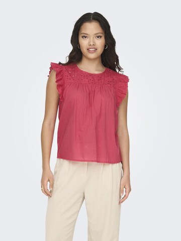 JDY Top in Red: front