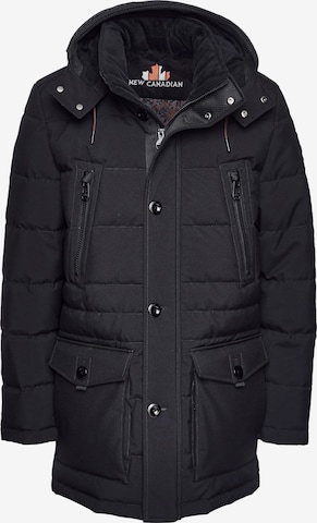NEW CANADIAN Winter Parka in Black: front