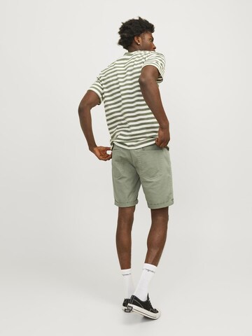 JACK & JONES Regular Дънки 'RICK ORIGINAL' в зелено