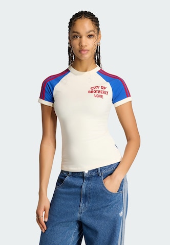 T-shirt 'City Philadelphia' ADIDAS ORIGINALS en blanc : devant
