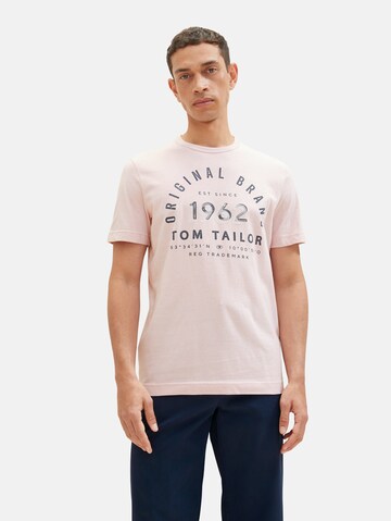 T-Shirt TOM TAILOR en rose