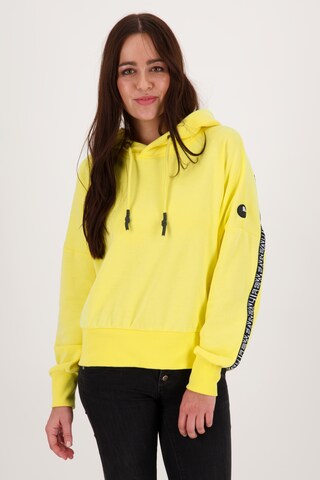 Alife and Kickin - Sudadera 'Mina' en amarillo: frente