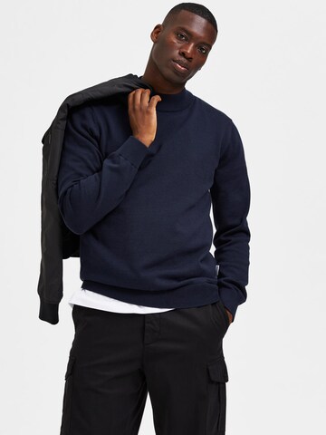 SELECTED Pullover 'ROBERT' in Blau