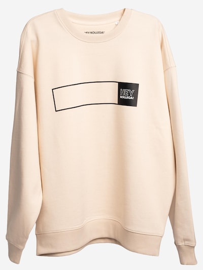 HEY KOLLEGA! Oversizepullover‌‌‌‌‌ in S in naturweiß, Produktansicht