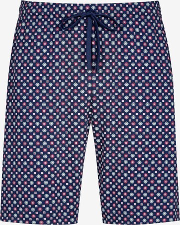 Mey Pyjamahose 'Tie Minimal' in Blau: predná strana