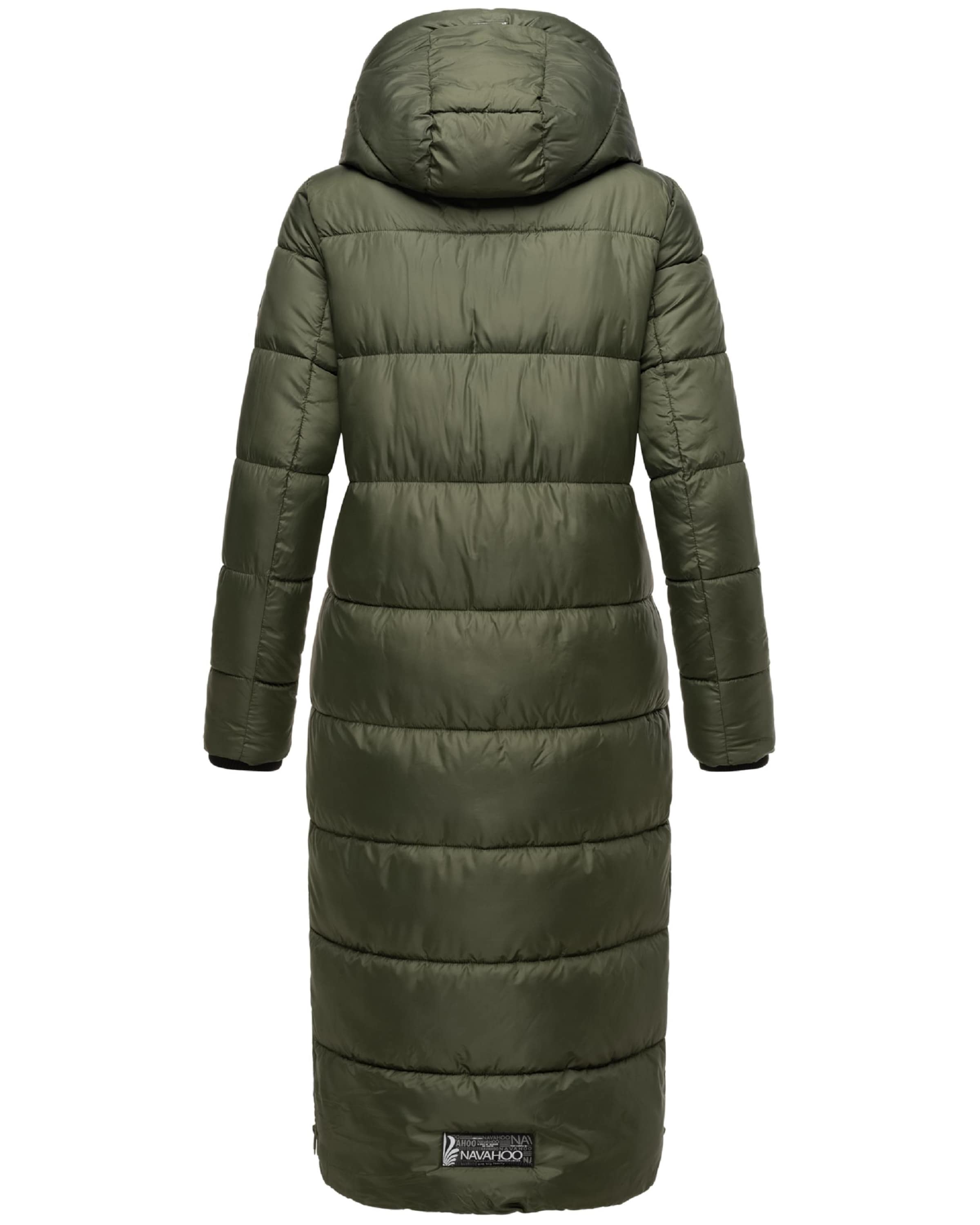 NAVAHOO Vinterfrakke 'Waffelchen' i grøn
