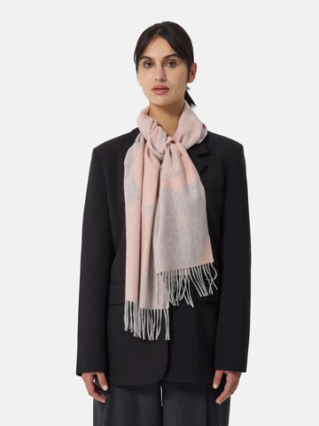 CASH-MERE.CH Sjal i pink: forside