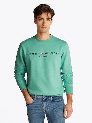 TOMMY HILFIGER Sweatshirt in Green: front