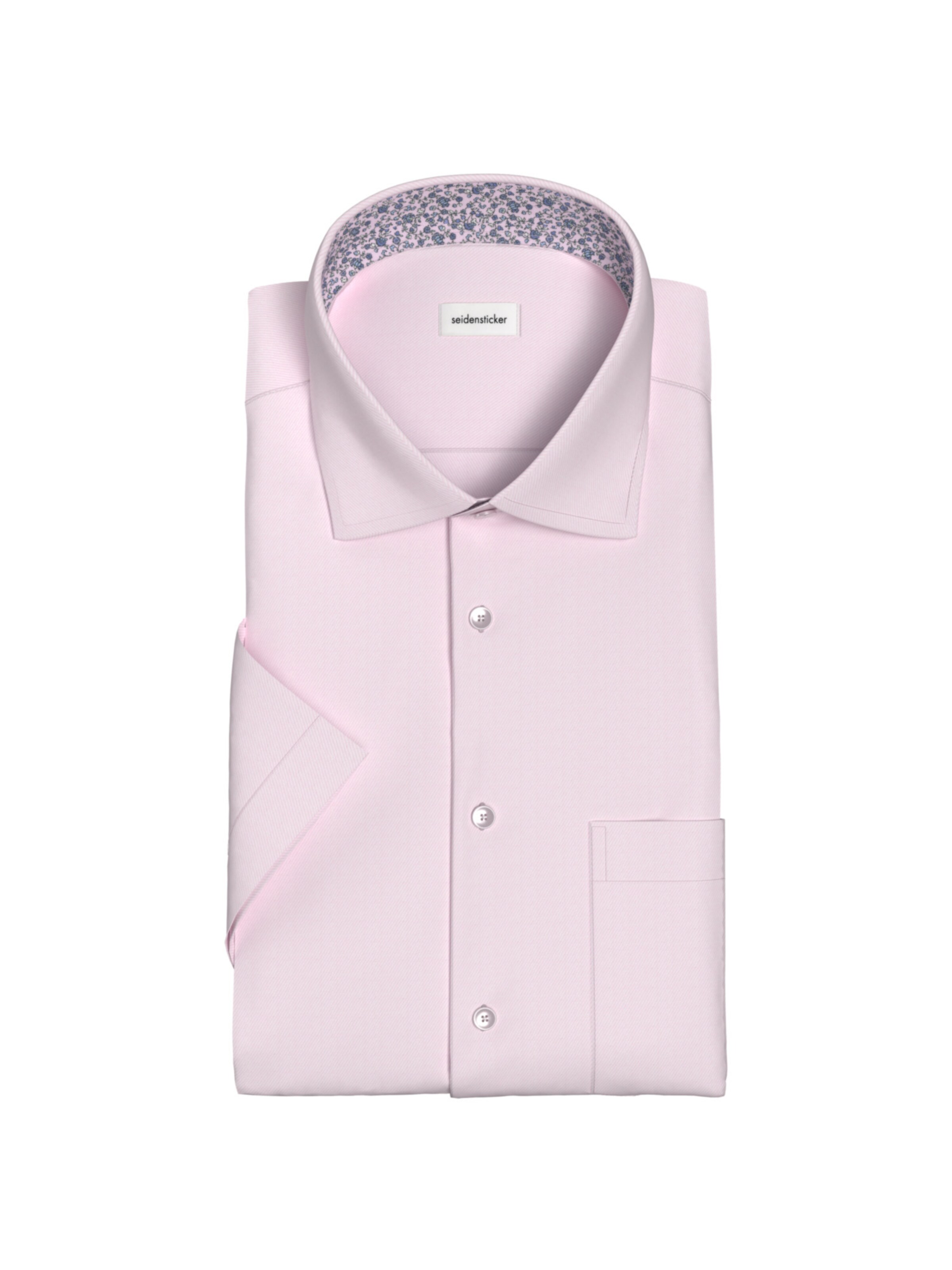 SEIDENSTICKER Slim fit Button Up Shirt in Pink