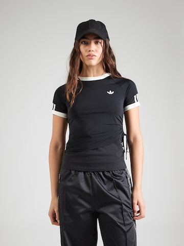 ADIDAS ORIGINALS Μπλουζάκι 'LAYERED CALITEE' σε μαύρο: μπροστά