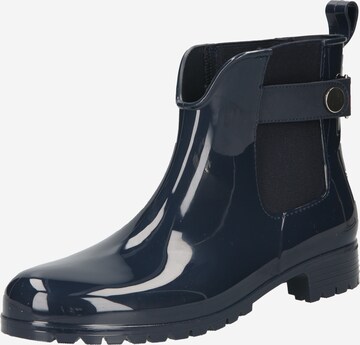 Bottes en caoutchouc TOMMY HILFIGER en bleu : devant