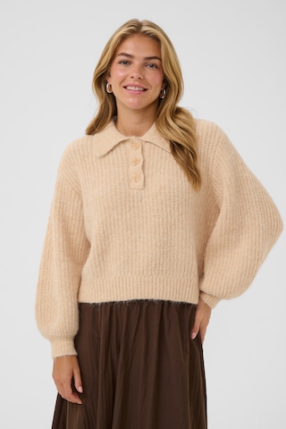 SAINT TROPEZ Pullover 'Tabbatha' i beige: forside