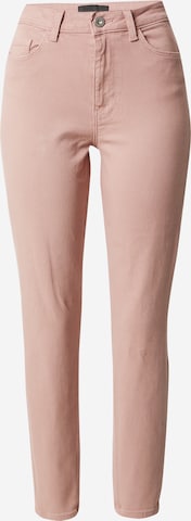 PIECES Tapered Jeans 'KESIA' in Pink: front
