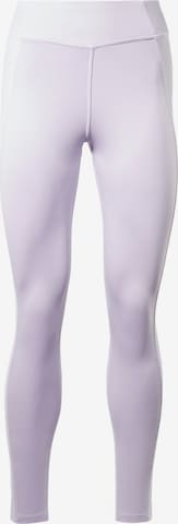 Pantalon de sport Reebok en violet : devant