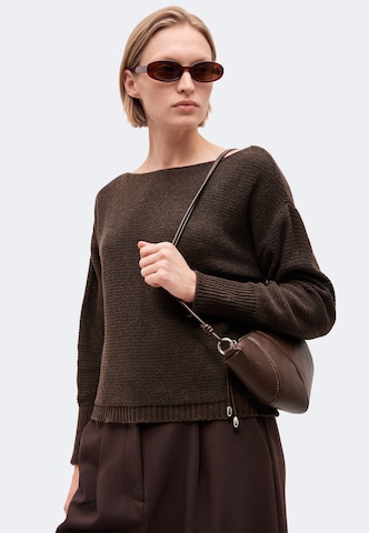 ABOUT YOU Sweater 'Amanda' in Brown