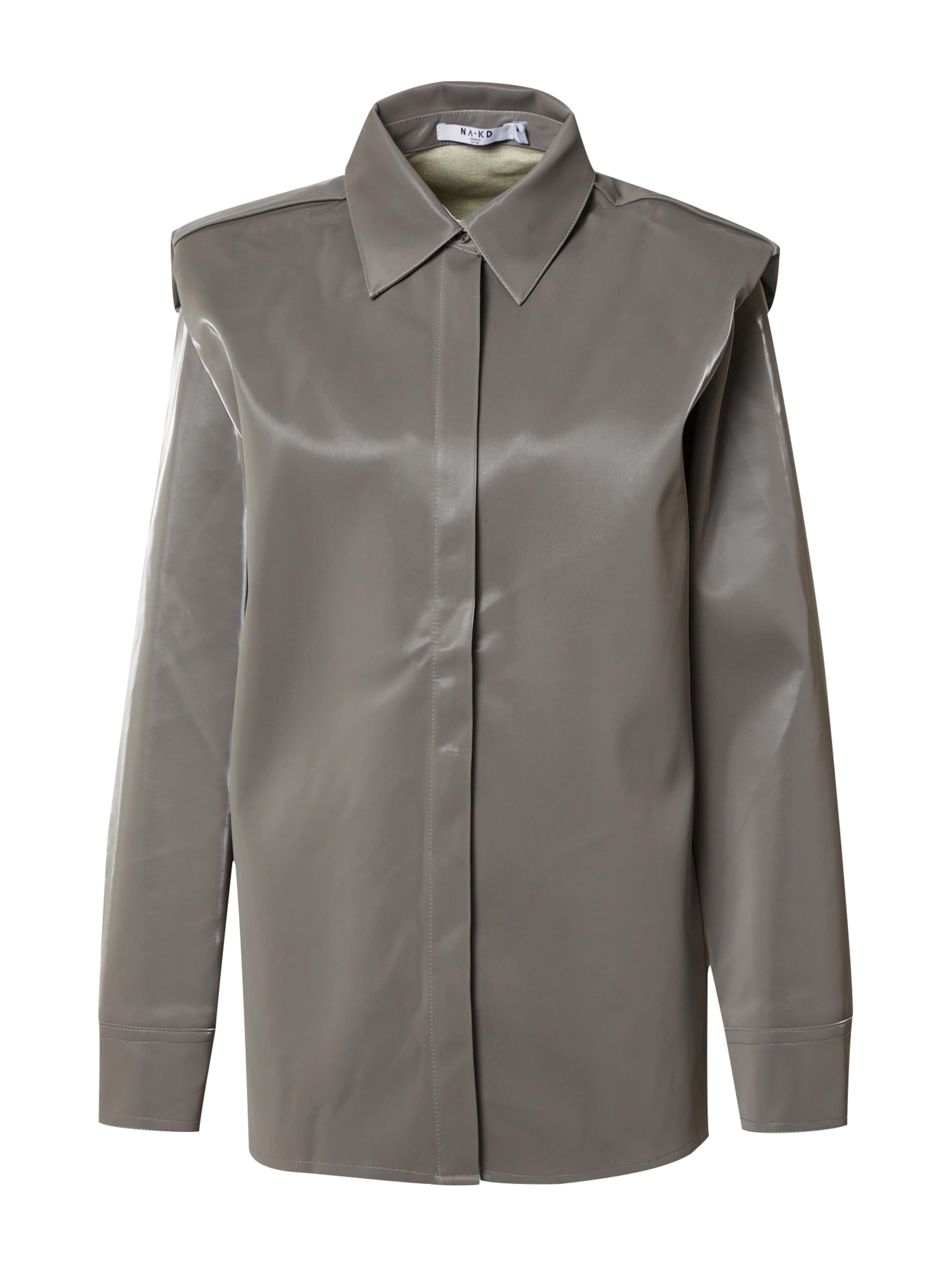 NA-KD Bluse i grå: forside