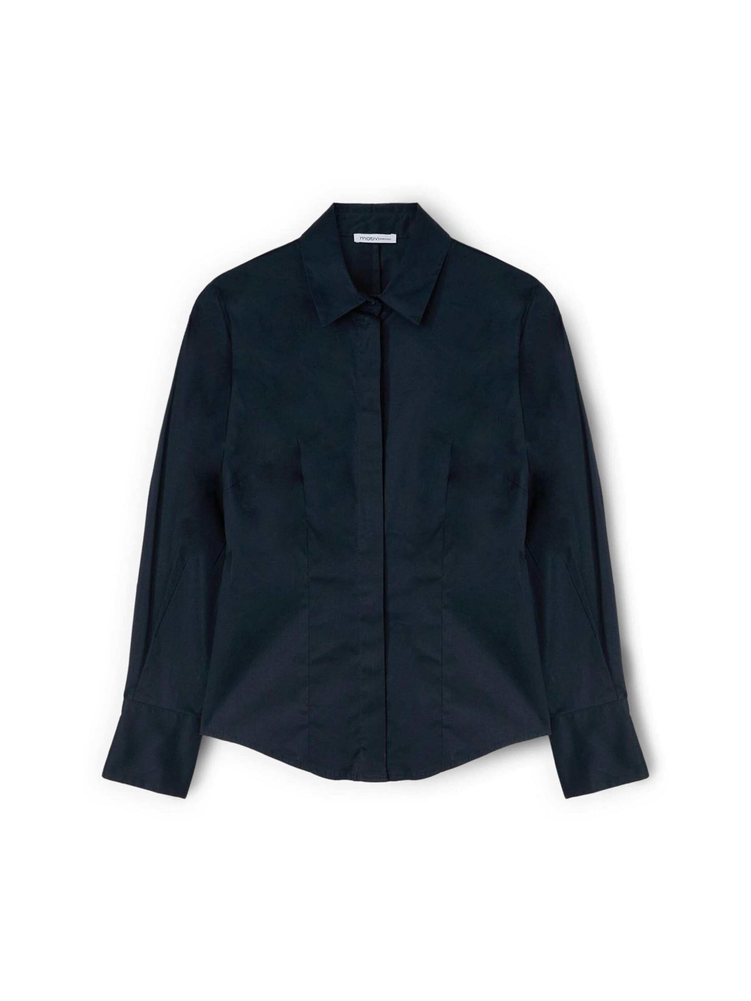 MOTIVI Blouse in Blauw: voorkant