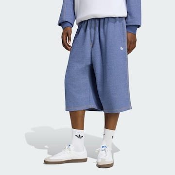 ADIDAS ORIGINALS Baggy Trousers 'Trefoil Essentials' in Blue: front