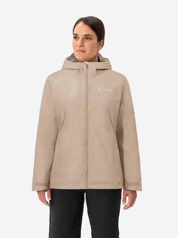 VAUDE Winter jacket in Beige: front
