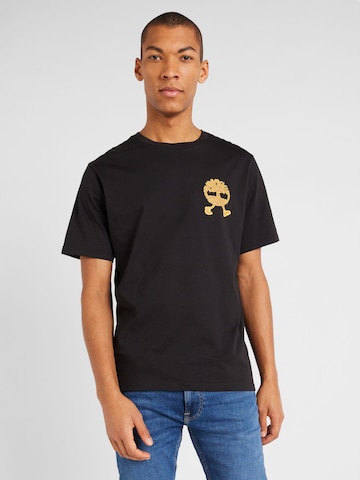 TIMBERLAND Koszulka w kolorze czarny: przód