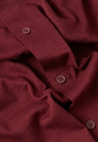 INTIMISSIMI Slim fit Button Up Shirt in Red