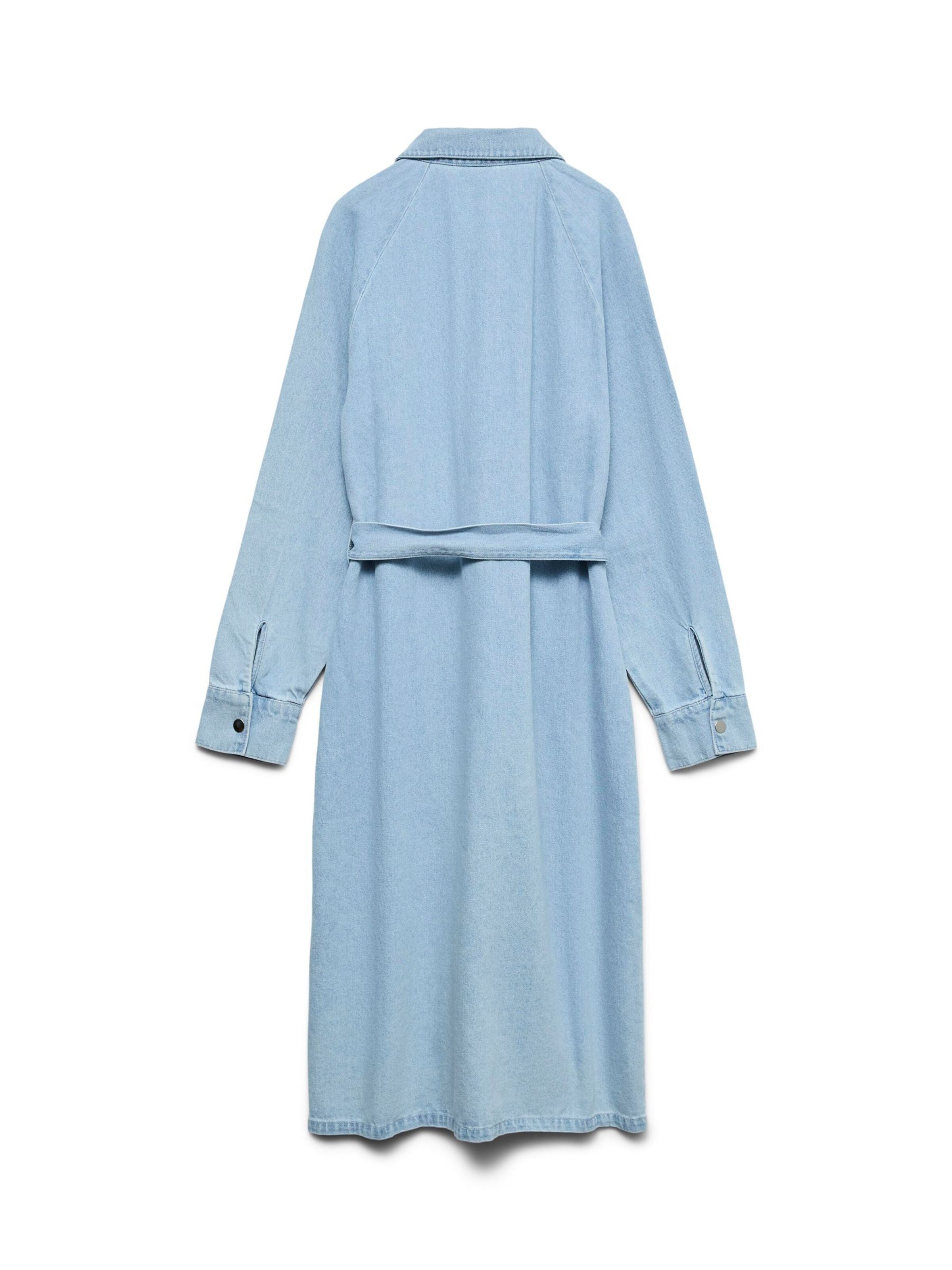 VERO MODA Jurk 'VMLINEA' in Blauw