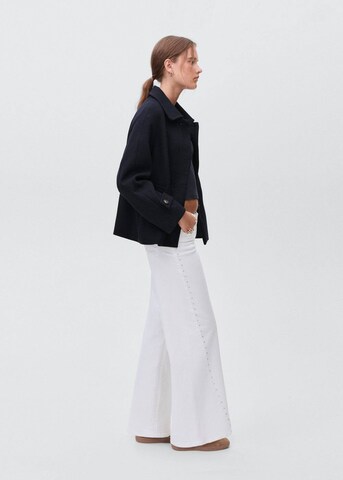 MANGO TEEN Between-Seasons Coat 'Parisn' in Blue