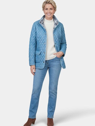 Goldner Übergangsjacke in Blau: Vorderseite
