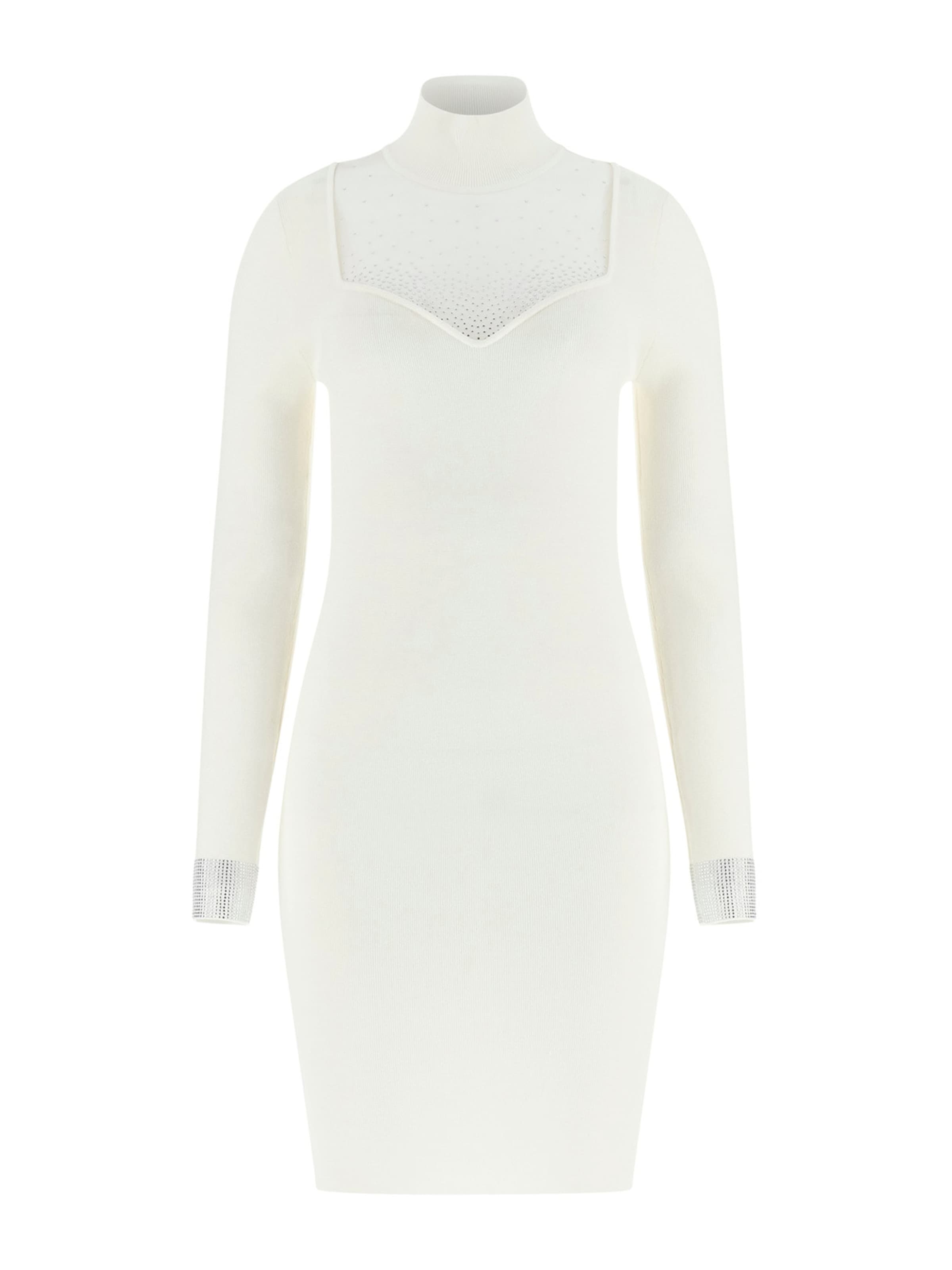 GUESS Knit dress in Beige: front