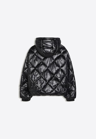 Bershka Winter jacket in Black