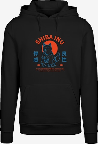 F4NT4STIC Sweatshirt 'Japanischer Shiba Inu Hund' in Black: front