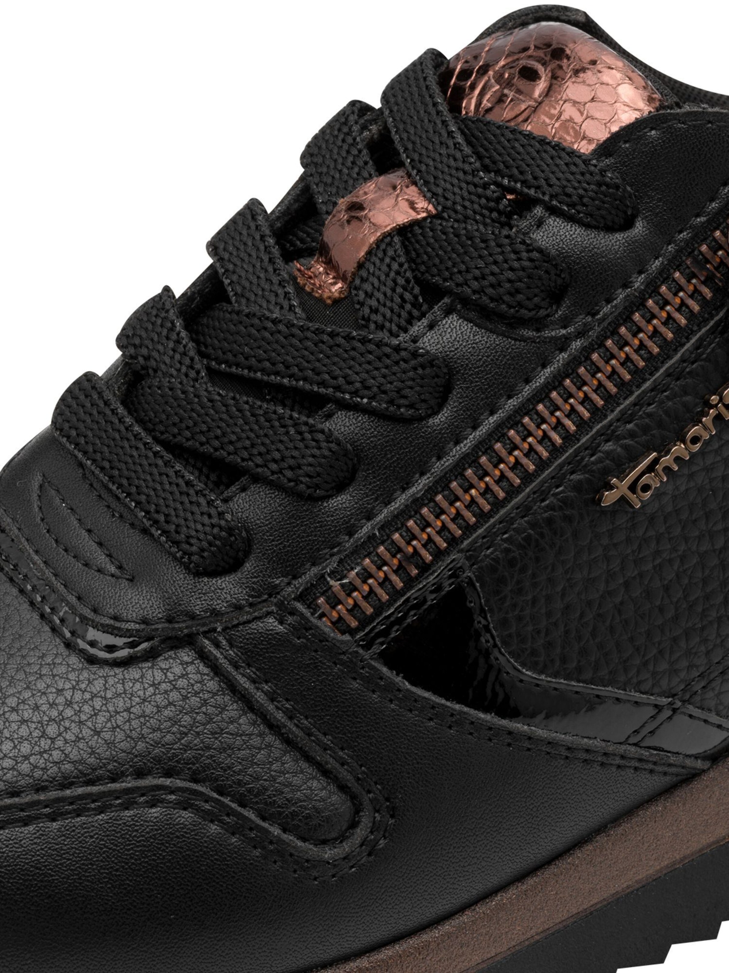 Tamaris Platform trainers in Black