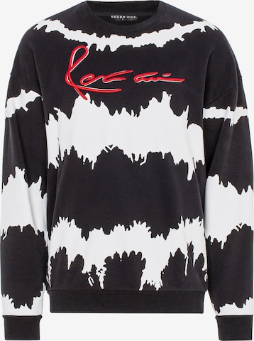 Redbridge Sweatshirt 'Bury' in Zwart: voorkant