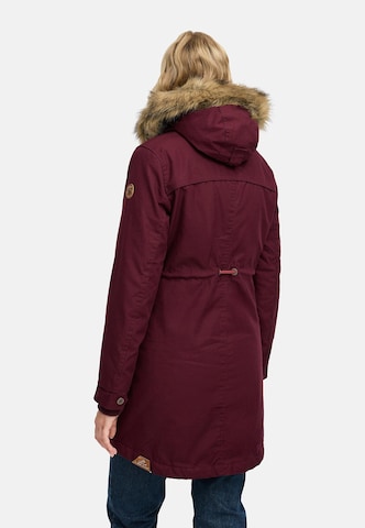 Ragwear Winter Parka 'Tawny' in Red